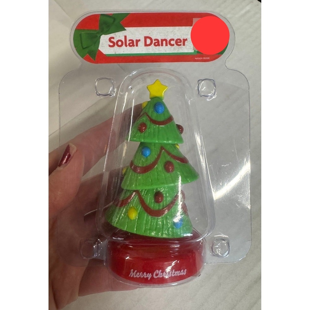 NEW Solar Powered Dancer Dancing Merry Christmas Tree FA LA LA Bobble Head Toy